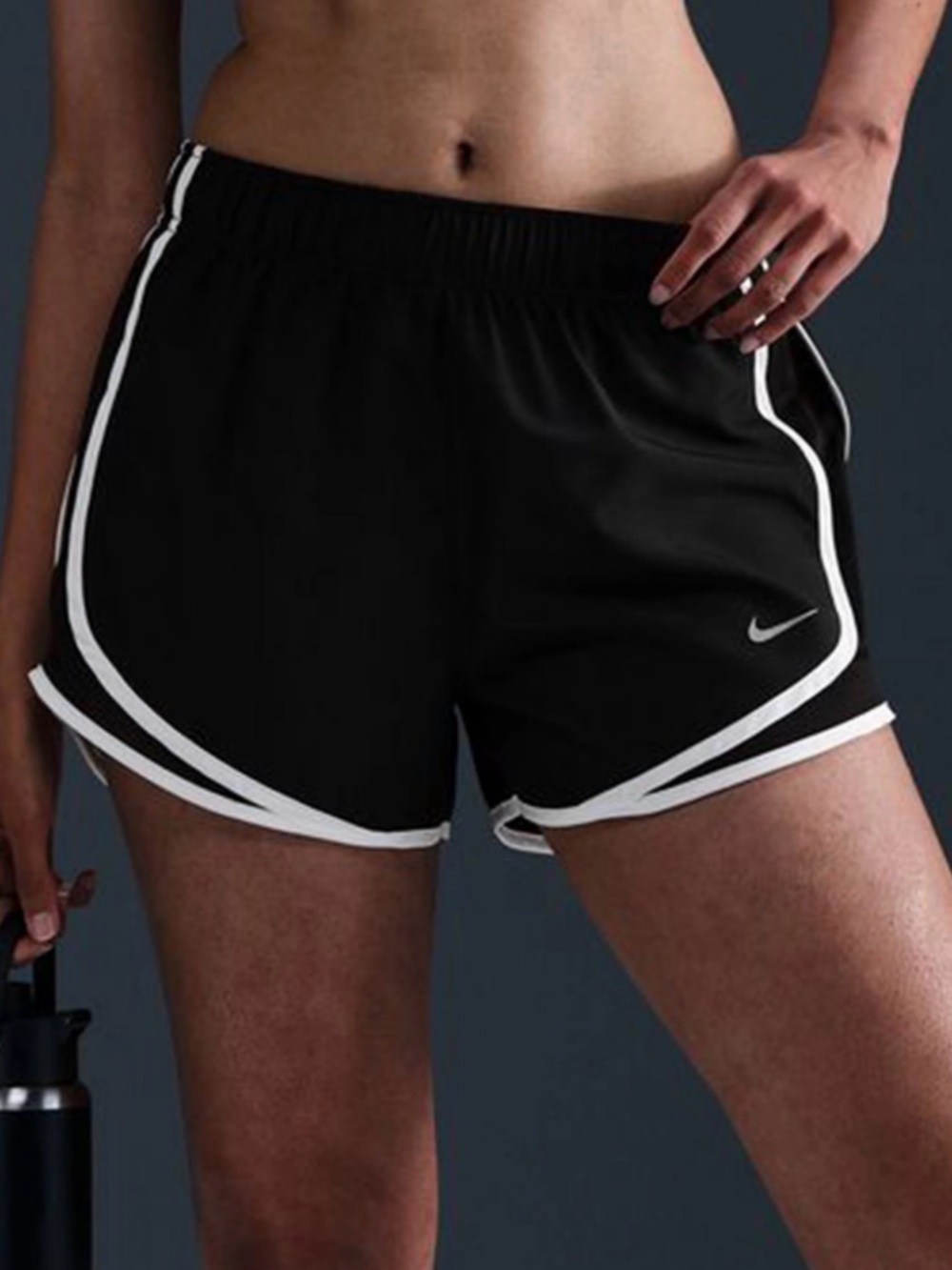 Nike Running Shorts with White Trim - Picture 2 of 5